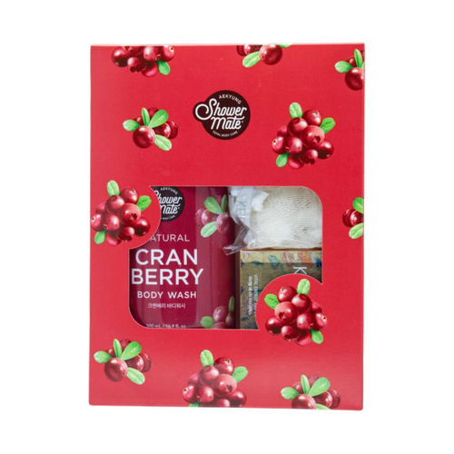 Kerasys Natural Cran Berry гель500мл + мыло100г + мочалка
