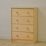 Комод деревянный с ящиками Раст, из массива сосны, с органайзерами для хранения