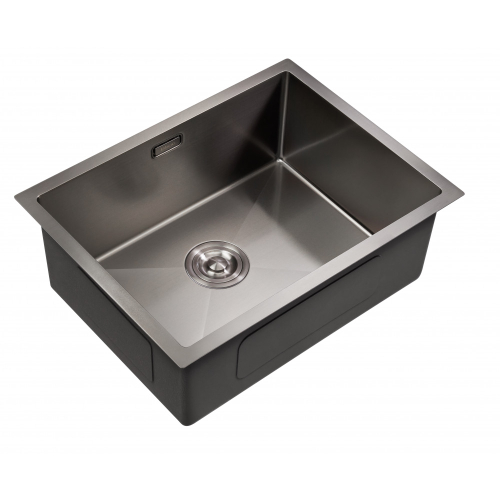 Мойка для кухни MILACIO Denia 58 Steel MC.77459 сталь воронёная