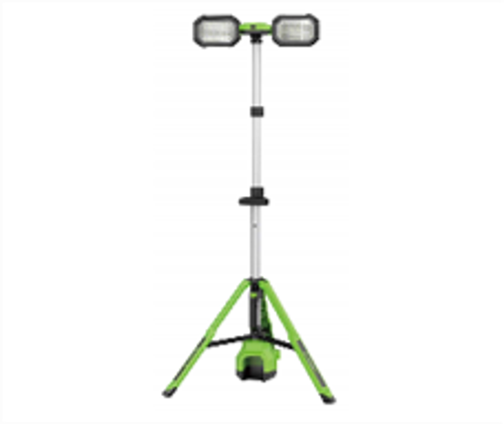 LED-мачта с гибридным питанием Greenworks GPT-STL, 24V /110-240V, макс. 3000 лм, 97-177 см, без АКБ и ЗУ (3503207)