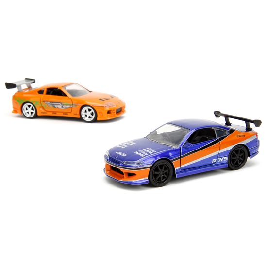 Набор машинок Форсаж 1:32 Legacy Series Nissan Silvia S15 & Toyota Supra