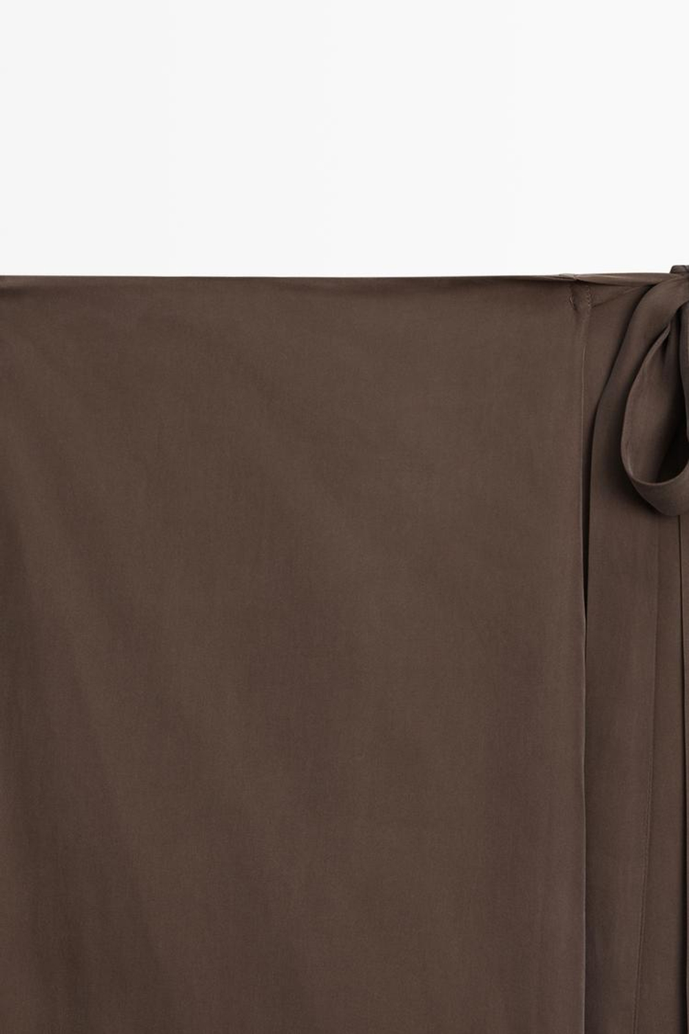 Massimo Dutti Струящаяся юбка-шорты, коричневый