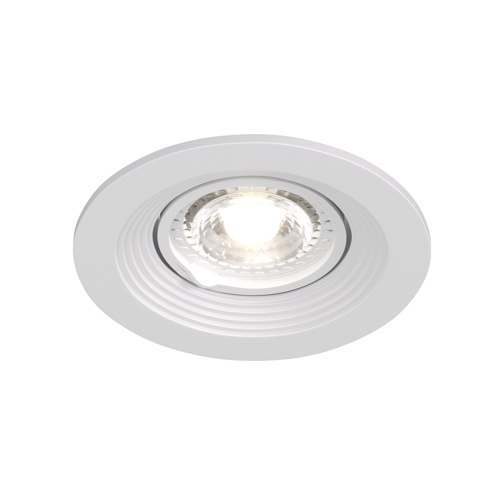 DK3029-WH Встраиваемый светильник, IP 20, 10 Вт, GU5.3, LED, белый, пластик