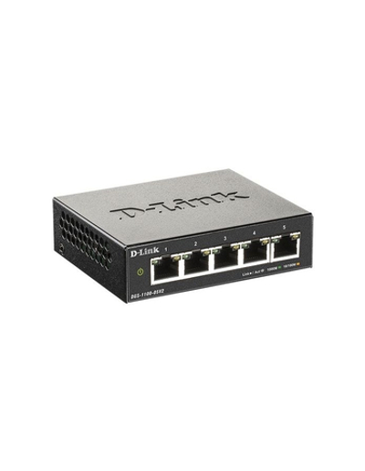 D-Link DGS-1100-05V2/A1A Настраиваемый L2 коммутатор с 5 портами 10/100/1000Base-T