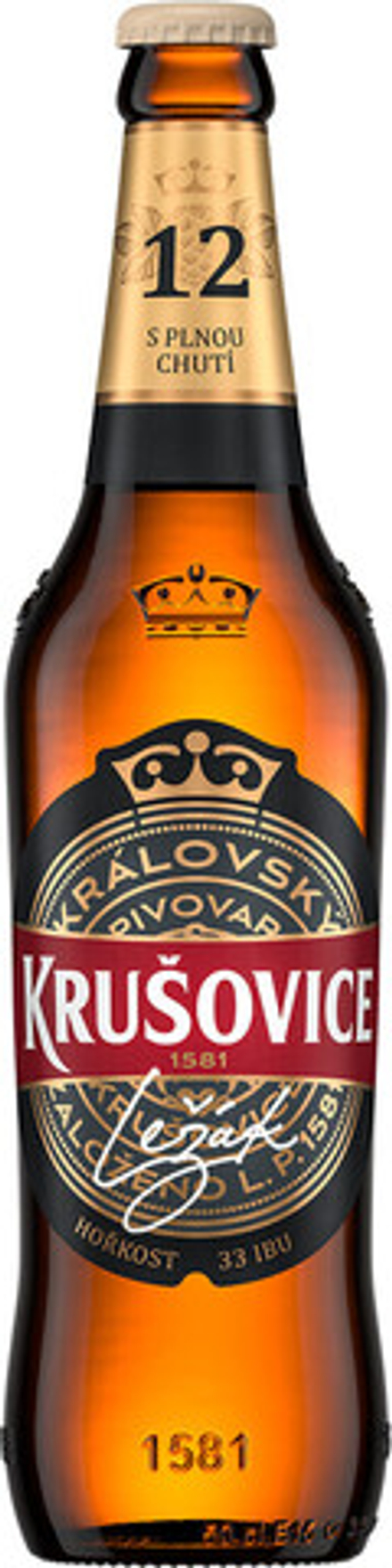 Пиво Крушовице Лежак 12 / Krusovice Lezak 12 0.5 - стекло