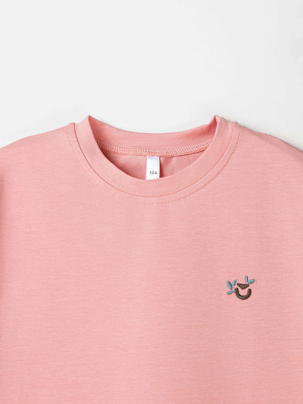 Комплект футболка оверсайз и велосипедки "Роза"