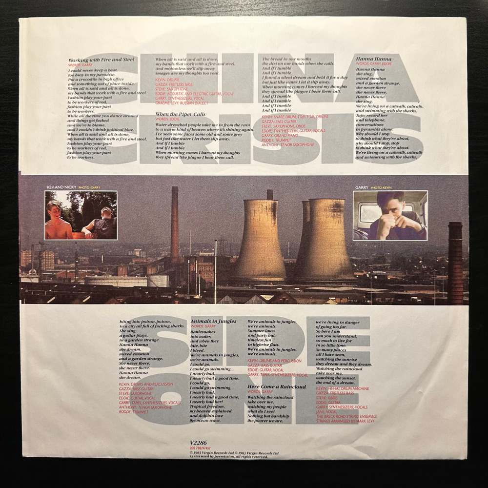 China Crisis- Working With Fire And Steel (Европа 1983г.)