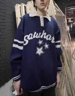 Свитер SoWhat? Поло Синий