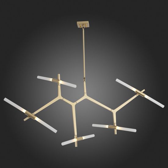 SL947.202.10 Люстра потолочная ST-Luce Золотистый/Белый G9 10*5W LACONICITA