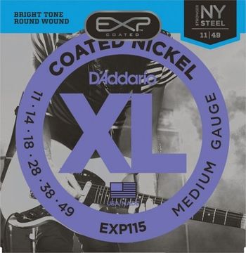 Струны для электрогитары D'ADDARIO EXP115