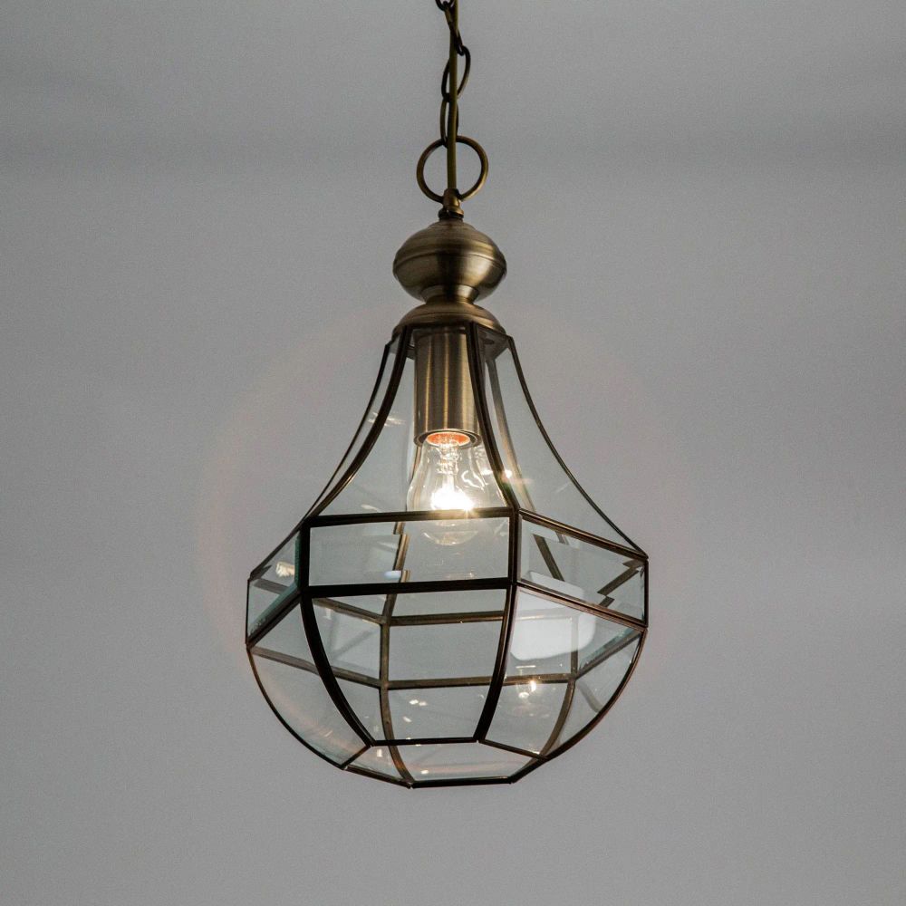 Citilux Гера-1 CL444110 Подвесной светильник витражный Бронза