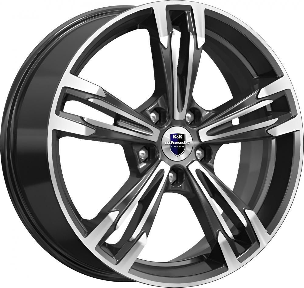 K&amp;K Karrera Light 7x18 5x114.3 ET 37 Dia 66.6 (алмаз черный)