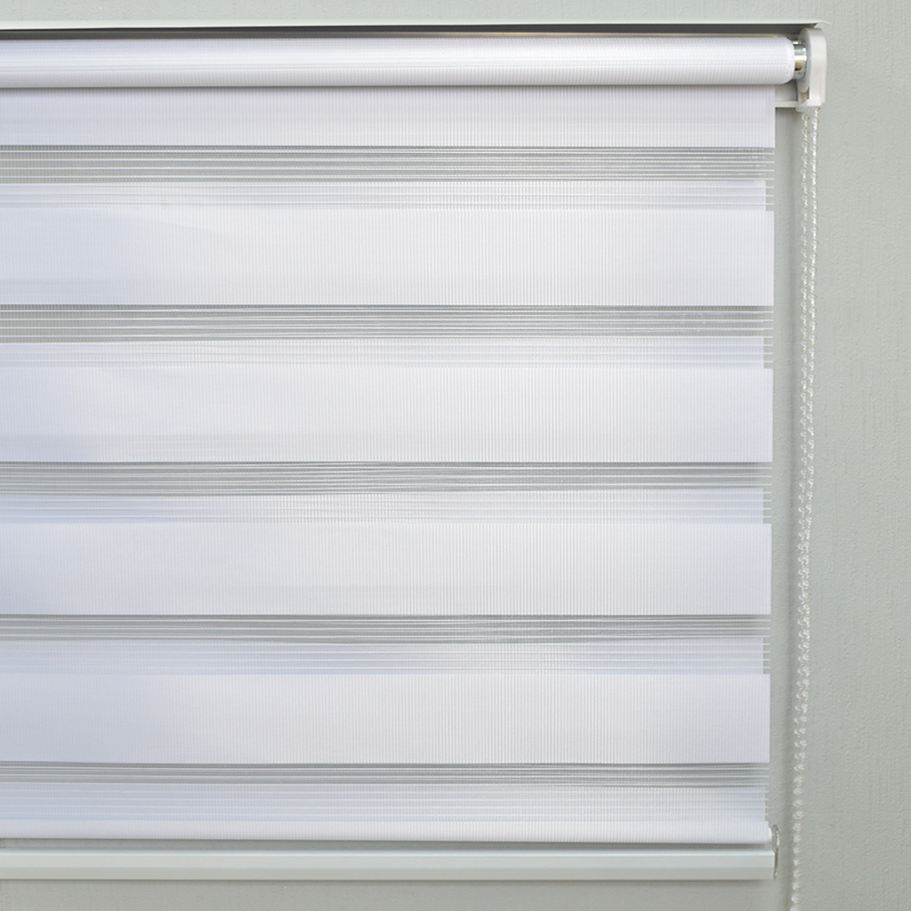 Штора рулонная "День/ночь" 160*160см белая, 70гр/м2, NNSR025