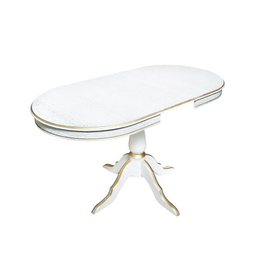 Стол Эдельвейс МО (дуб/тон 1 с золотой патиной)