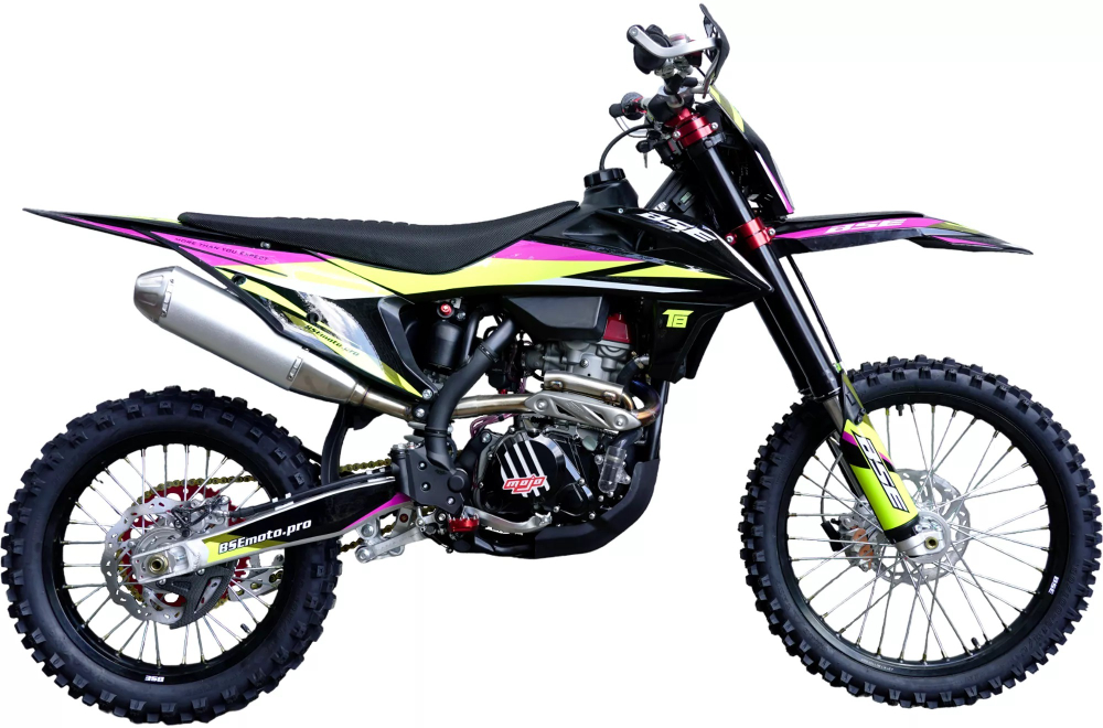 Мотоцикл Кросс BSE T8 Neon Storm (Sport)