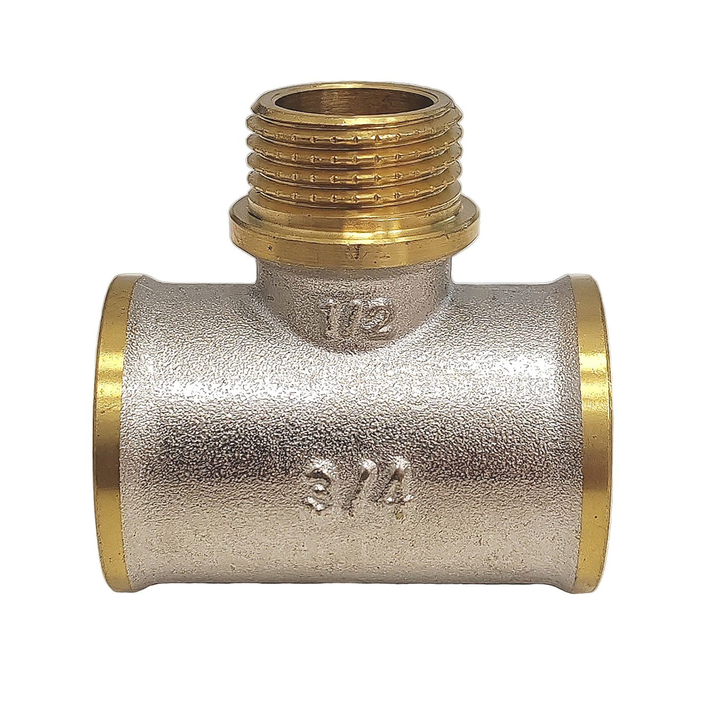 Тройник лат. 3/4"В х 1/2"Н х 3/4"В
