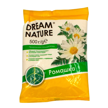 Соль для ванн Dream Nature Ромашка 500 гр