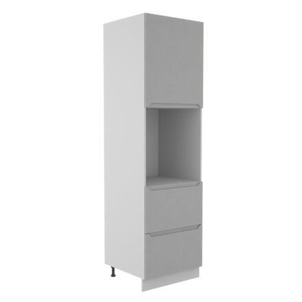 Кухня Модуль ПНЯ 600 М (с нишей) правый Тренто Штукатурка серая