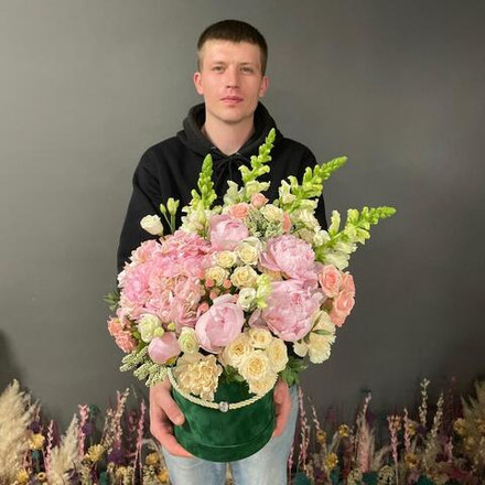 Купить Букет цветов «Волшебный изумруд»