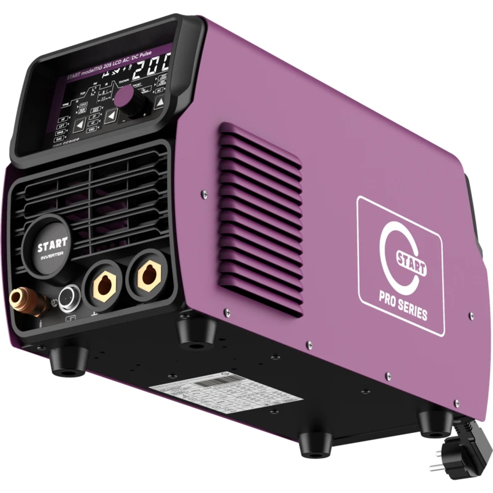 START modelTIG 205 LCD AC/DC TIG PULSE установка аргонодуговой сварки 3W205APL