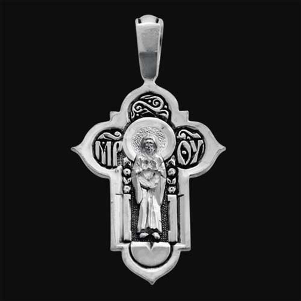 Крест с Богородицей.Задняя сторона.