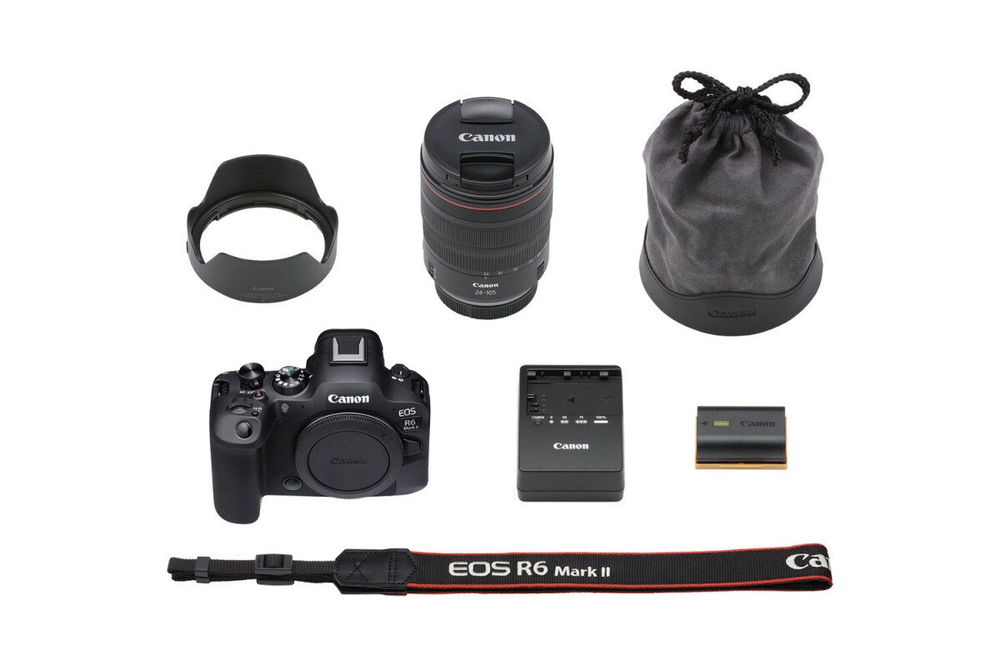 Беззеркальный фотоаппарат Canon EOS R6 Mark II kit RF 24-105mm f/4-7.1 IS STM