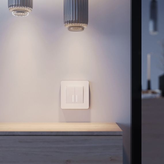 Рамка Werkel Split на 1 пост белый/черный W0013068 4690389208218