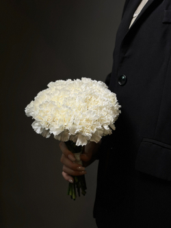 «Букет невесты из белой гвоздики»
