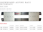 Пластины для сноуборда Vist Alpine Race Interface