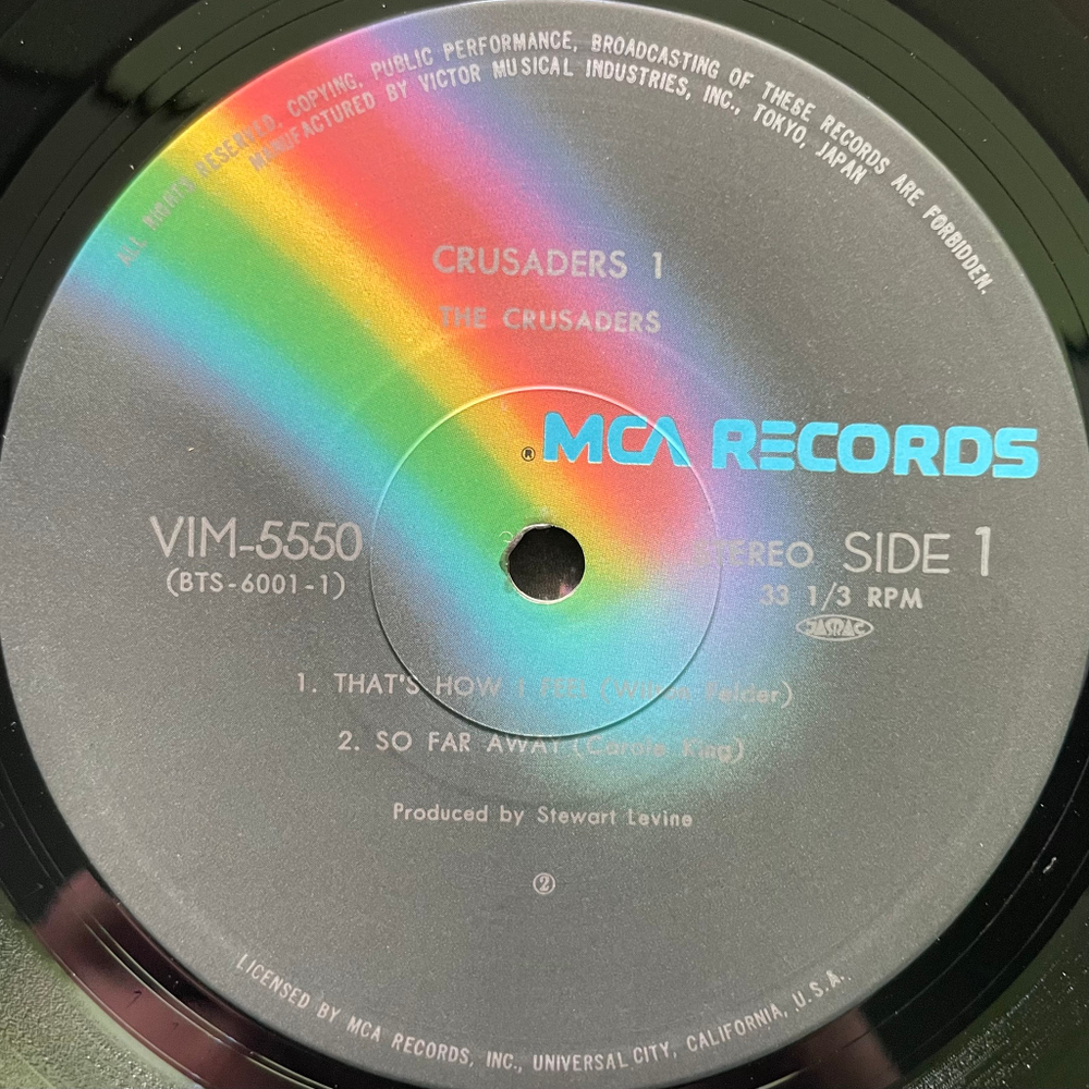 The Crusaders ‎– Crusaders 1 2LP (Япония 1979г.)
