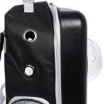 Рюкзак - переноска для животных «СТИЛЬНЫЙ БРО», цвет синий, 32*17*42/до13кг (Пакет и Лейбл)