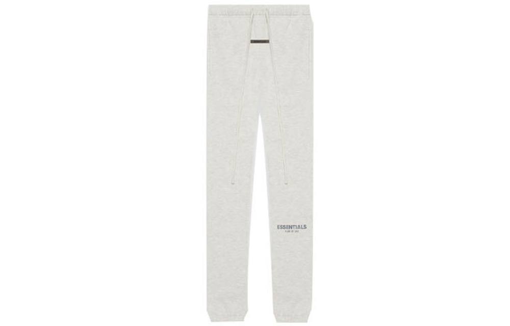 Штаны Fear of God Essentials SS21 Sweatpant Light Heather Oatmeal Logo, FOG-SS21-602