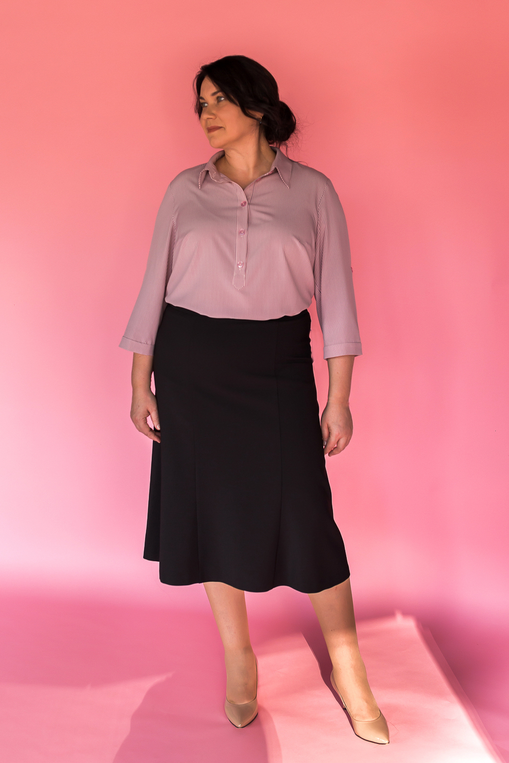 Юбка женская 2973ВЕ, черный #70Ч012973ВЕ