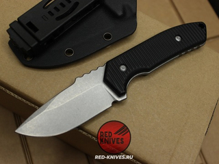 Нож фикс Wilderness - рукоять черный G10