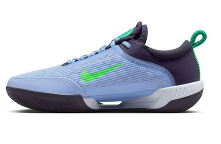 Мужские кроссовки теннисные Nike Zoom Court NXT Clay - небесный, серый, зеленый