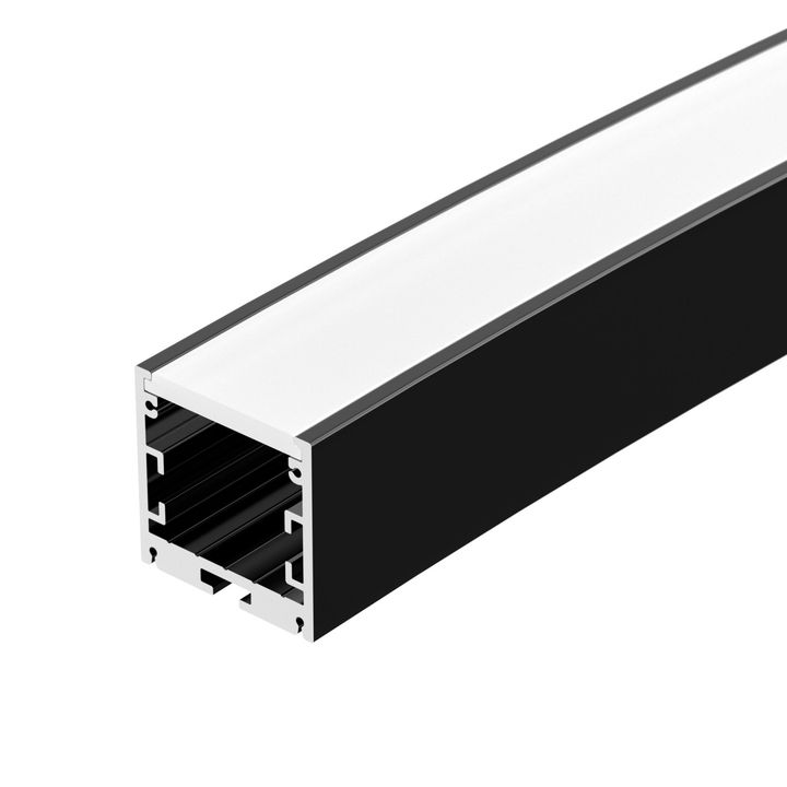 Профиль Arlight SL-ARC-3535-D3000-A45 BLACK (1180мм, дуга 1 из 8) 027634