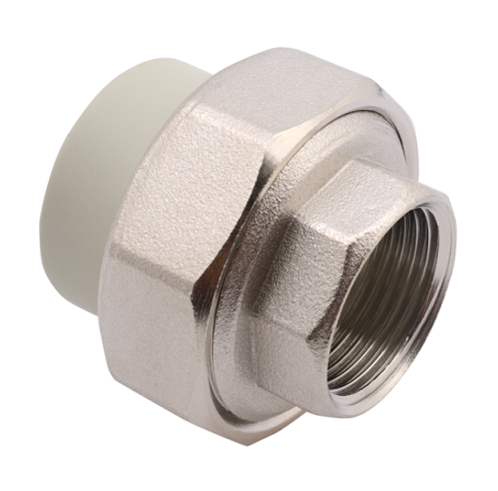 Муфта комбинированная разъемная FV Plast 25х3/4" ВР с внутренней резьбой полипропиленовая (236025)