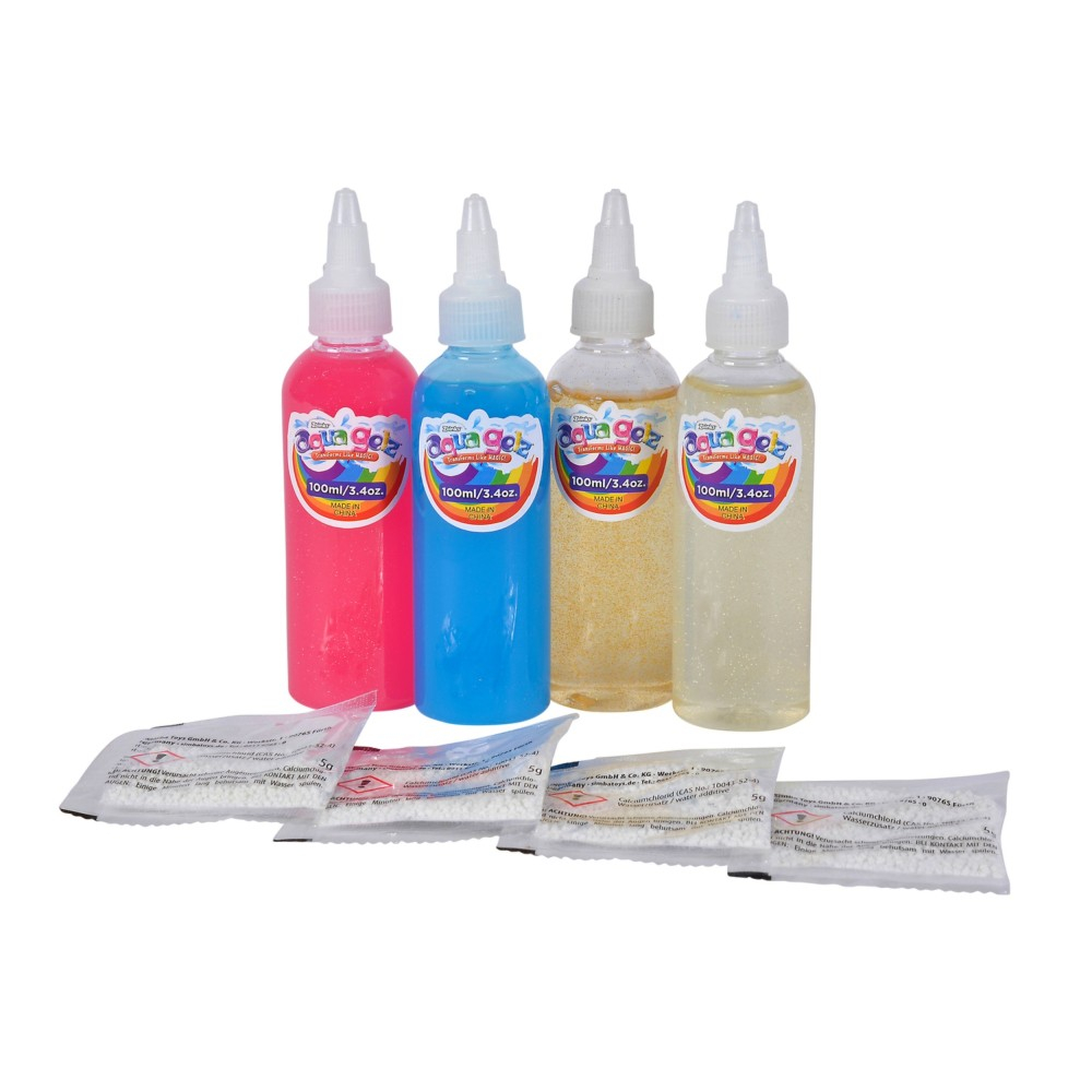 Aqua Gelz - Креативный гель Набор БРОКАТНЫЙ 4 шт. 6322567