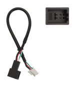 Комплект рамки с разъёмами 10,1"+can Mitsubishi Outlander 3 2012-2023 овальный климат Chinese ver.CAN - Car-Smart 7163-C