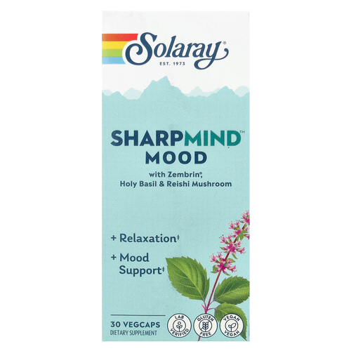 Solaray, SharpMind ™ Mood, 30 растительных капсул