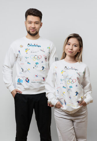 Свитшот OLYMPIC CHILD WHITE