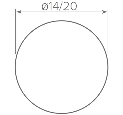 098 бежевый песок Заглушка самоклеющаяся F14(1л.=25шт)