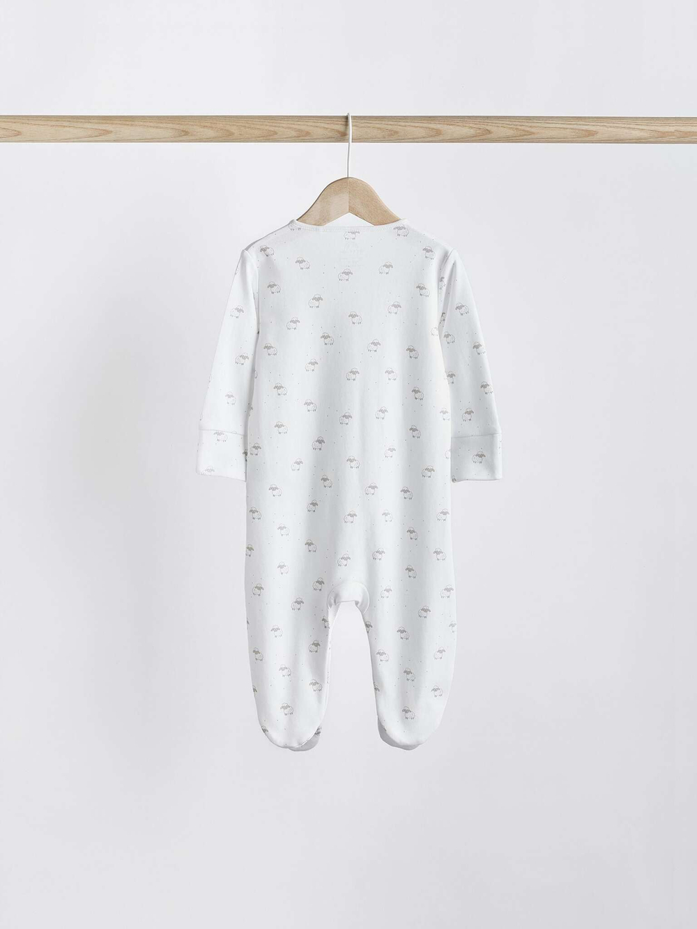 Комбинезон / Cлип для малышей Next K79-483, 4 шт., Белый