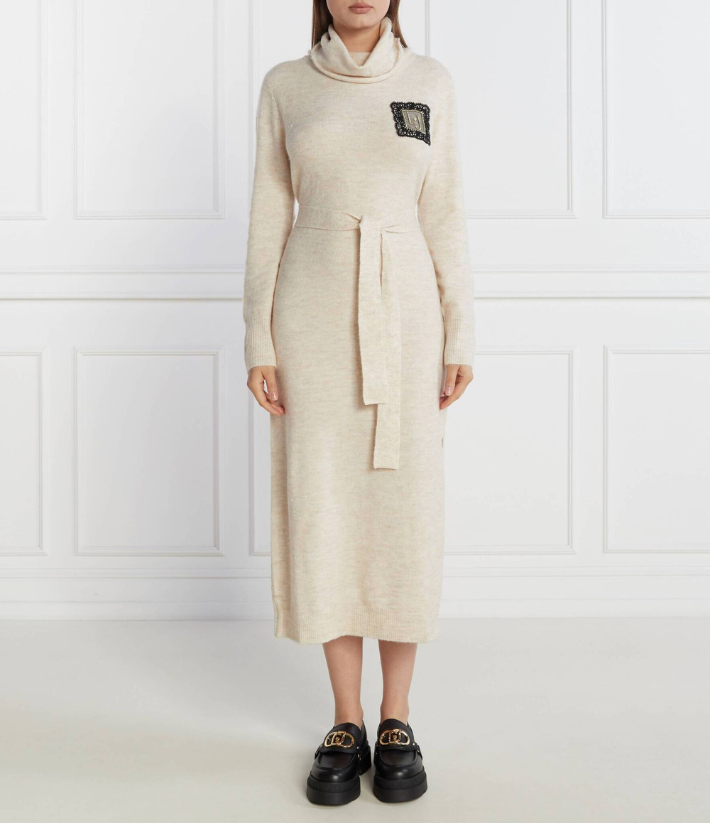 Платье с ремешком Liu Jo Rose - бежевый(5F3035 MA08O)