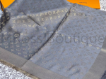 Графитовая шаль Louis Vuitton с металлизированной золотой нитью