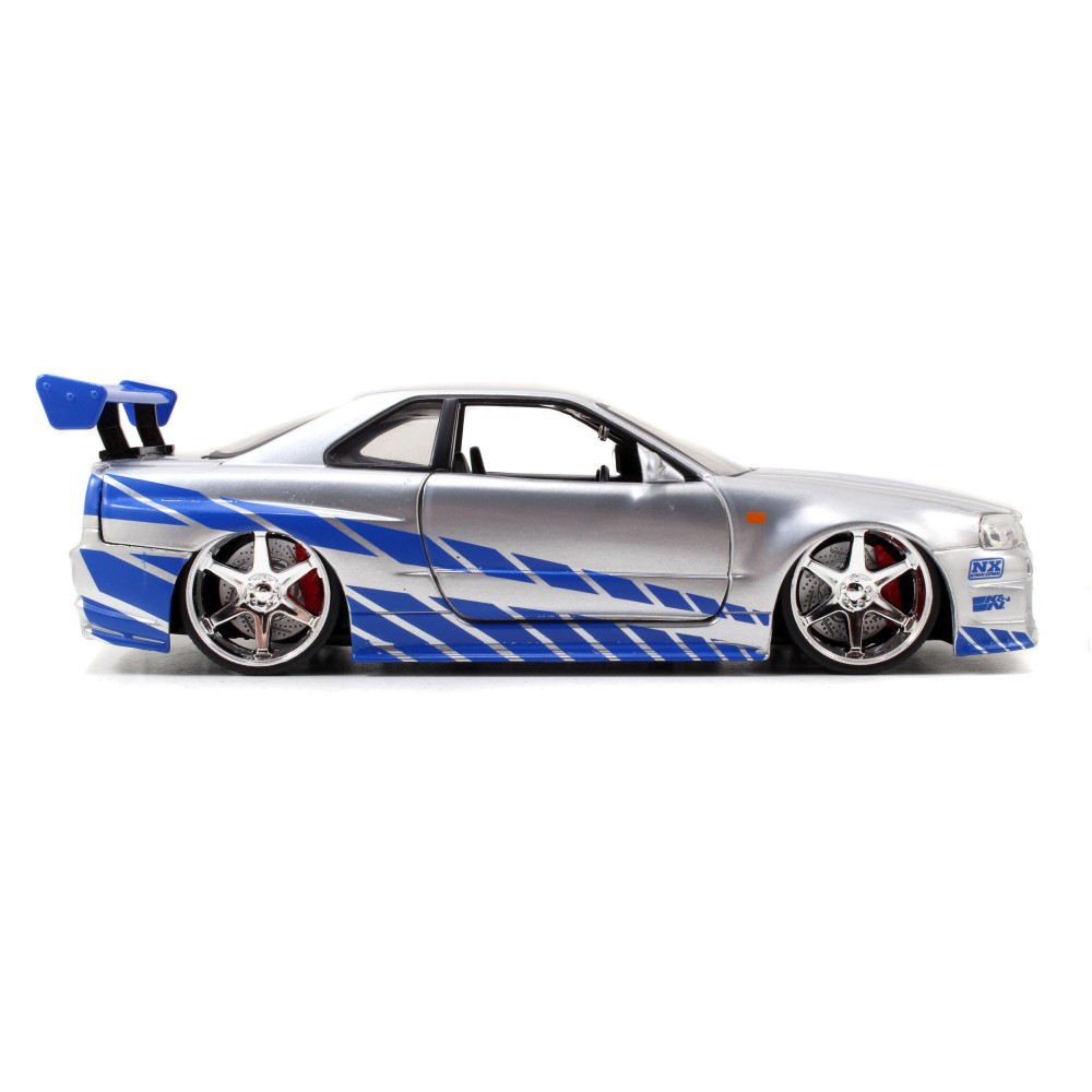 JADA Fast & Furious - Металлическая коллекционная машина 2002 Nissan Skyline GT-R (R34) 1:24 3971583