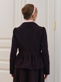 Жакет вельвет укороченный