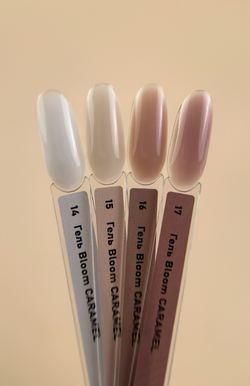 Bloom Caramel Gel 14 - Гель жидкий для наращивания Ванильная пастила, 15 мл2