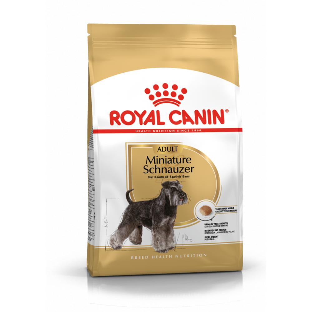Royal Canin Miniature Schnauzer Adult Миниатюрный Шнауцер Эдалт Корм сухой для взрослых собак породы Миниатюрный Шнауцер от 10 месяцев 3кг