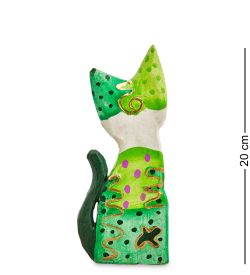 Decor and Gift 99-108-01 Статуэтка «Кошка» 20 см (албезия, о.Бали)